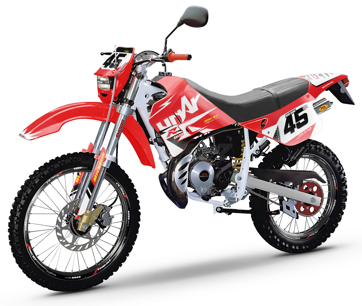 Kit pegatinas 50cc Rieju RR 1996-2004 Legado Militar | pegatinas para moto | personalización 50cc | armysctv