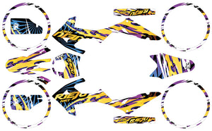 Kit déco Rieju MRT 50cc 2022-2025 Cali Gelato | autocollants moto | personnalisation 50cc | armysctv