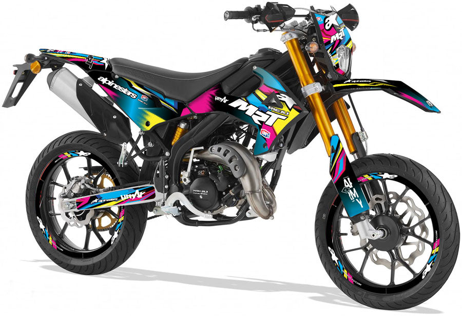 Dekor kit Rieju MRT 50cc 2022-2025 Armee CMYK | Motorradaufkleber | Personalisierung 50cc | armysctv