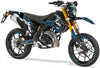 Dekor kit Rieju MRT 50cc 2022-2025 Army Redrum | Motorradaufkleber | Personalisierung 50cc | armysctv