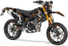 Dekor kit Rieju MRT 50cc 2022-2025 Army Redrum | Motorradaufkleber | Personalisierung 50cc | armysctv