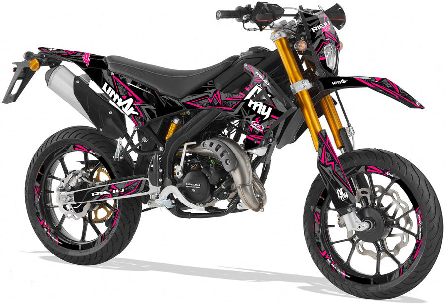 Dekor kit Rieju MRT 50cc 2022-2025 Army Redrum | Motorradaufkleber | Personalisierung 50cc | armysctv