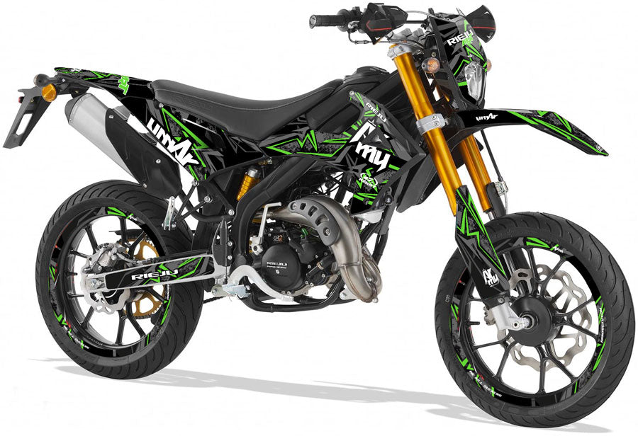 Dekor kit Rieju MRT 50cc 2022-2025 Army Redrum | Motorradaufkleber | Personalisierung 50cc | armysctv