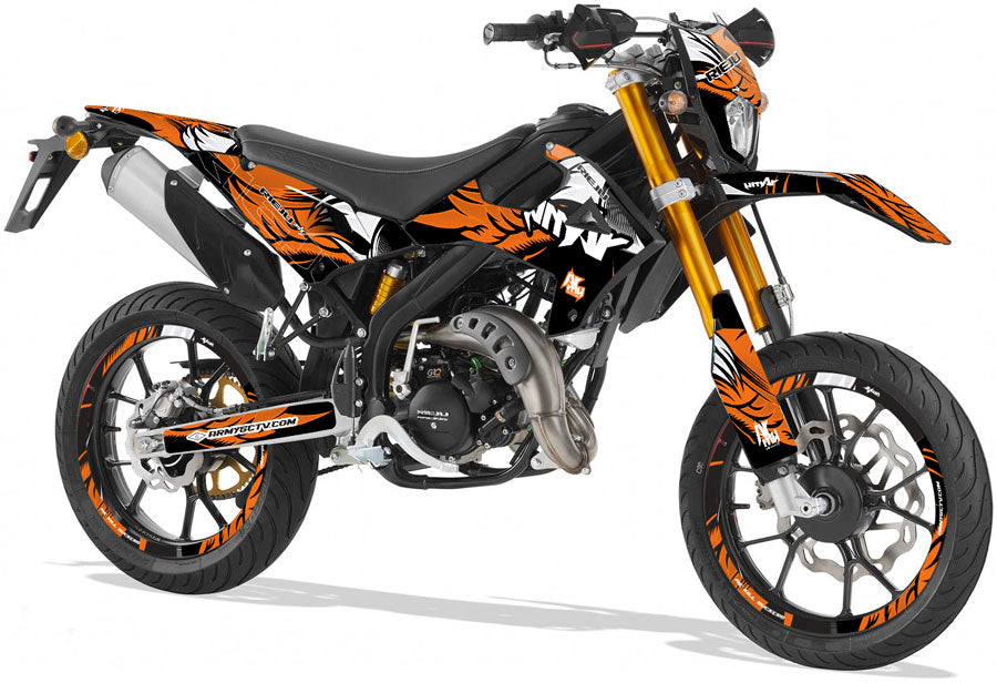 Dekor kit Rieju MRT 50cc 2022-2025 Army Runz | Motorradaufkleber | Personalisierung 50cc | armysctv