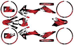 Kit déco Rieju MRT 50cc 2022-2025 Army Runz | autocollants moto | personnalisation 50cc | armysctv