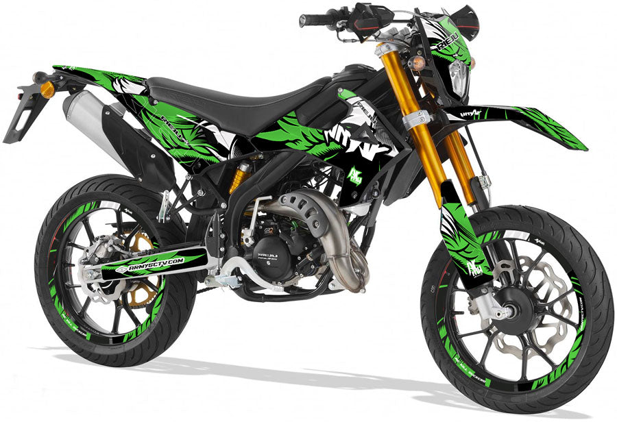 Dekor kit Rieju MRT 50cc 2022-2025 Army Runz | Motorradaufkleber | Personalisierung 50cc | armysctv