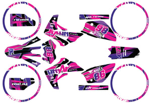 Kit déco Rieju MRT Army Hind | autocollants moto | personnalisation 50cc | armysctv