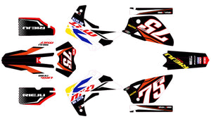 Kit déco Rieju MRT 50cc 2009-2021 Six Days 2016 | autocollants moto | personnalisation 50cc | armysctv