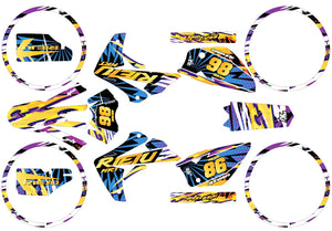 Kit déco Rieju MRT 50cc 2009-2021 Army Cali Gelato | autocollants moto | personnalisation 50cc | armysctv