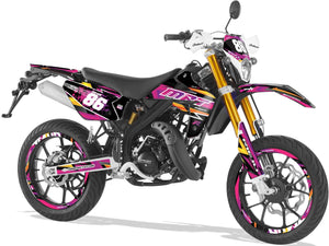 Kit déco Rieju MRT Army Split | autocollants moto | personnalisation 50cc | armysctv