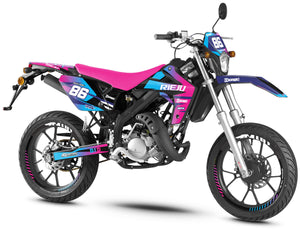 Kit déco 50cc Rieju MRT 2009-2021 Army Blast | autocollants moto | personnalisation 50cc | armysctv