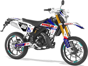 Kit déco Rieju MRT 50cc 2009-2021 Lucas | autocollants moto | personnalisation 50cc | armysctv