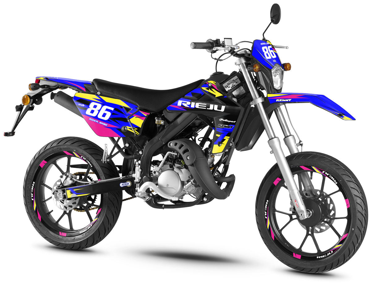 Dekor kit Rieju MRT 50cc 2009-2021 Army Tacker | Motorradaufkleber | Personalisierung 50cc | armysctv
