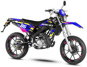 Kit déco Rieju MRT 50cc2009-2021 Army Tacker | autocollants moto | personnalisation 50cc | armysctv