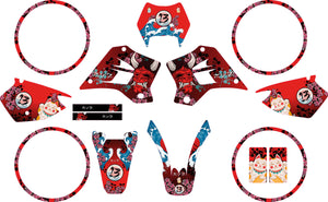 Kit déco Sherco HRD 50cc 1998-2005 Arigato | autocollants moto | personnalisation 50cc | armysctv