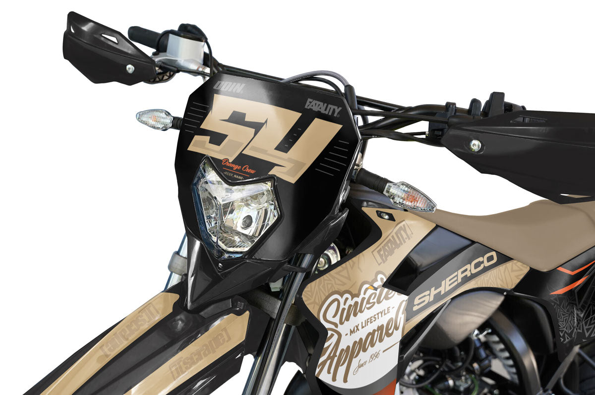 Kit pegatinas Sherco 50cc 2017-2025 Fatality | pegatinas para moto | personalización 50cc | armysctv