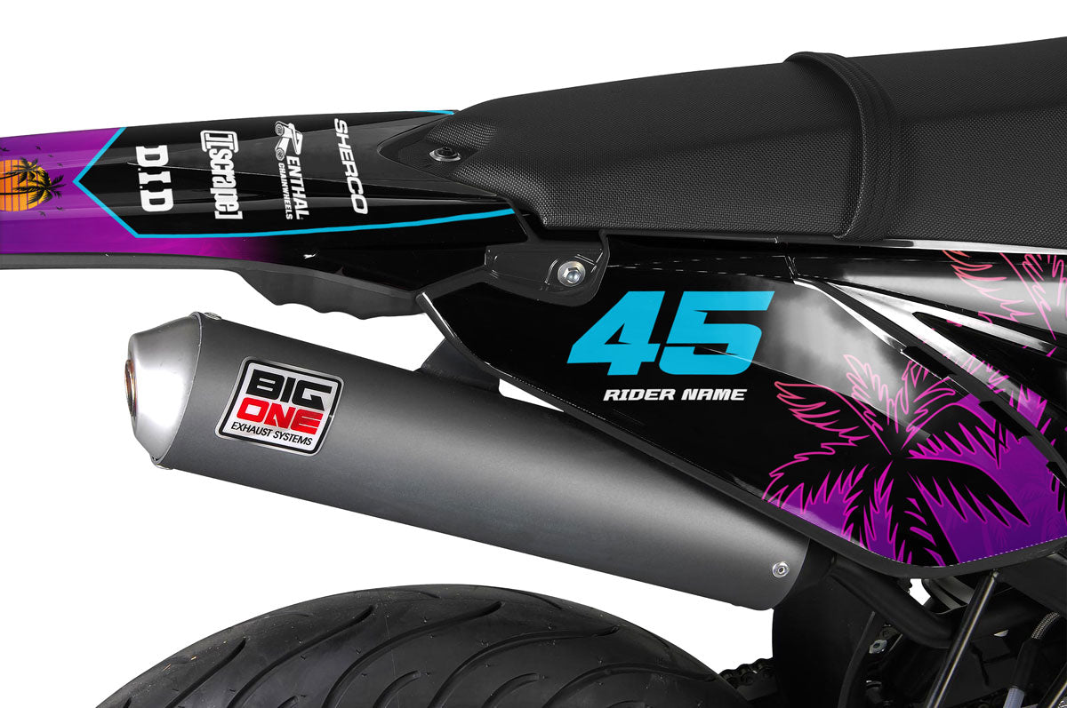 Kit pegatinas Sherco 50cc 2017-2025 Miami | pegatinas para moto | personalización 50cc | armysctv