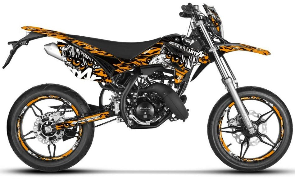 Graphics kit Beta RR 50 Motard 2011-2020 Eyes | motorcycle stickers | 50cc customization | armysctv
