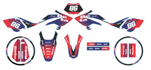 Kit déco Beta RR 50 Motard 2006-2010 Army Gradient | autocollants moto | personnalisation 50cc | armysctv