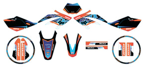 Kit déco Beta RR 50 Motard 2006-2010 Orange Fox | autocollants moto | personnalisation 50cc | armysctv