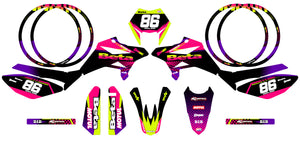 Kit déco Beta RR 50 Motard 2011-2020 Army Neon | autocollants moto | personnalisation 50cc | armysctv