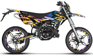 Kit déco Beta RR 50 Motard 2011-2020 Cali Gelato | autocollants moto | personnalisation 50cc | armysctv