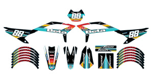 Deko-sett Beta RR 50 Motard 2021-2025 Army Bikelife | motorsykkelklistremerker | tilpasning 50cc | armysctv