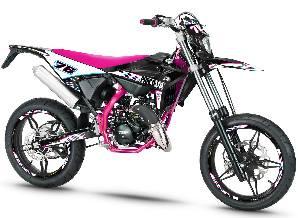 Kit pegatinas Beta RR 50 Motard 2021-2025 Army Punch | pegatinas para moto | personalización 50cc | armysctv
