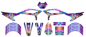 Kit déco Beta RR 50 Motard 2021-2025 Vice city | autocollants moto | personnalisation 50cc | armysctv