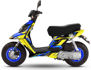 Kit déco MBK Booster RX BCD/Yamaha BW's RX BCD Finder | autocollants moto | personnalisation 50cc | armysctv