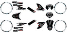 Kit déco Derbi Senda DRD Evo 50cc Black Cat | autocollants moto | personnalisation 50cc | armysctv