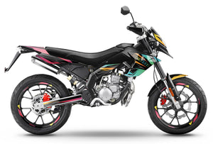 Kit déco Derbi Senda DRD Evo 50cc Eclipse | autocollants moto | personnalisation 50cc | armysctv