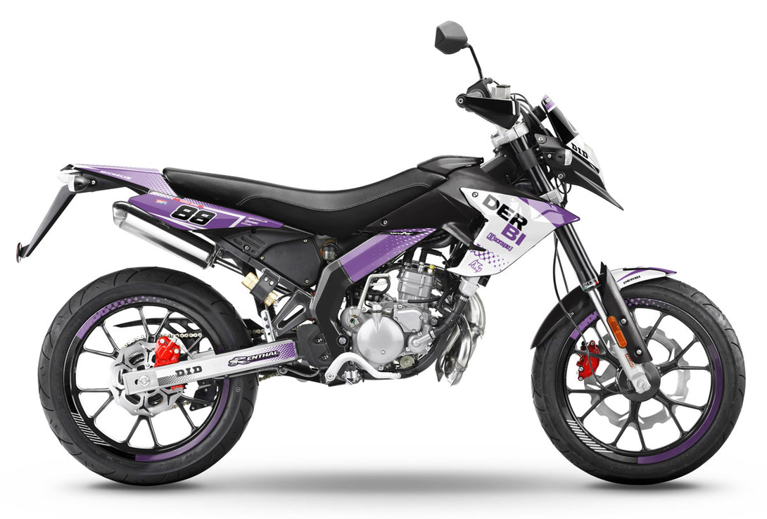 Kit déco 50cc Derbi Senda SM DRD Evo 2008-2010 Ghost