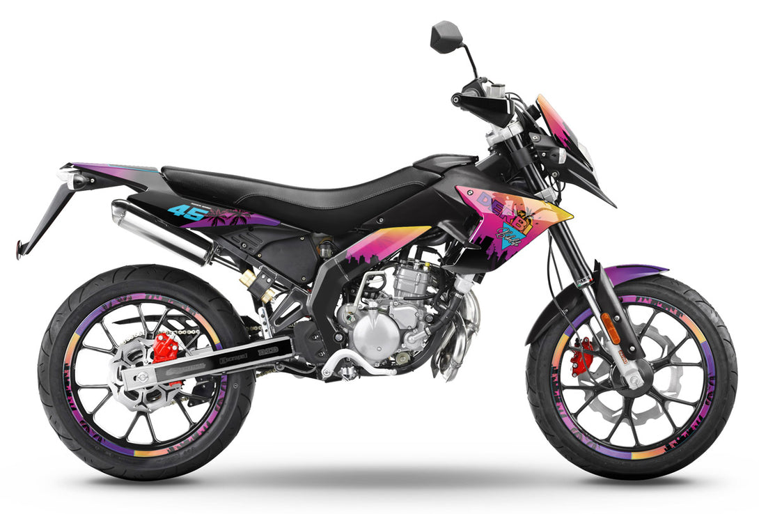 Kit déco 50cc Derbi Senda SM DRD Evo 2008-2010 Miami