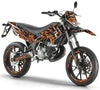 Dekor kit Derbi Senda xtreme 50cc 2011-2017 Armee Feder | Motorradaufkleber | Personalisierung 50cc | armysctv
