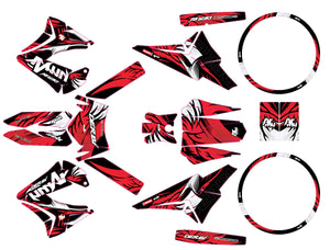 Kit déco 50cc Derbi Senda TNT Tuning Runz | autocollants moto | personnalisation 50cc | armysctv