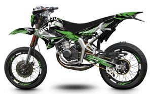 Kit déco 50cc Derbi Senda TNT Tuning Runz | autocollants moto | personnalisation 50cc | armysctv