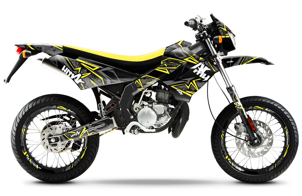 Dekor kit 50cc Derbi Senda Victoria Bull 50cc 2003-2010 Redrum | Motorradaufkleber | Personalisierung 50cc | armysctv