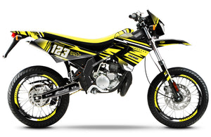 Kit déco Derbi Senda Victoria Bull 50cc 2003-2010 Dream | autocollants moto | personnalisation 50cc | armysctv