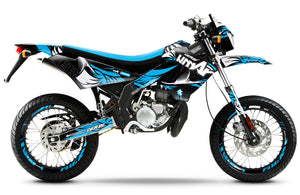 Kit déco 50cc Derbi Senda Victoria Bull 50cc 2003-2010 Runz | autocollants moto | personnalisation 50cc | armysctv
