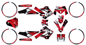 Kit déco 50cc Derbi Senda Victoria Bull 50cc 2003-2010 Runz | autocollants moto | personnalisation 50cc | armysctv