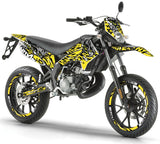 Kit déco Derbi Senda xtreme 50cc 2011-2017 Eyes | autocollants moto | personnalisation 50cc | armysctv