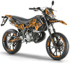 Kit déco Derbi Senda xtreme 50cc 2011-2017 Eyes | autocollants moto | personnalisation 50cc | armysctv
