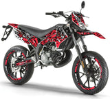 Kit déco Derbi Senda xtreme 50cc 2011-2017 Eyes | autocollants moto | personnalisation 50cc | armysctv
