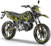 Dekor kit Derbi Senda xtreme 50cc 2011-2017 Armee Feder | Motorradaufkleber | Personalisierung 50cc | armysctv