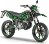 Dekor kit Derbi Senda xtreme 50cc 2011-2017 Armee Feder | Motorradaufkleber | Personalisierung 50cc | armysctv