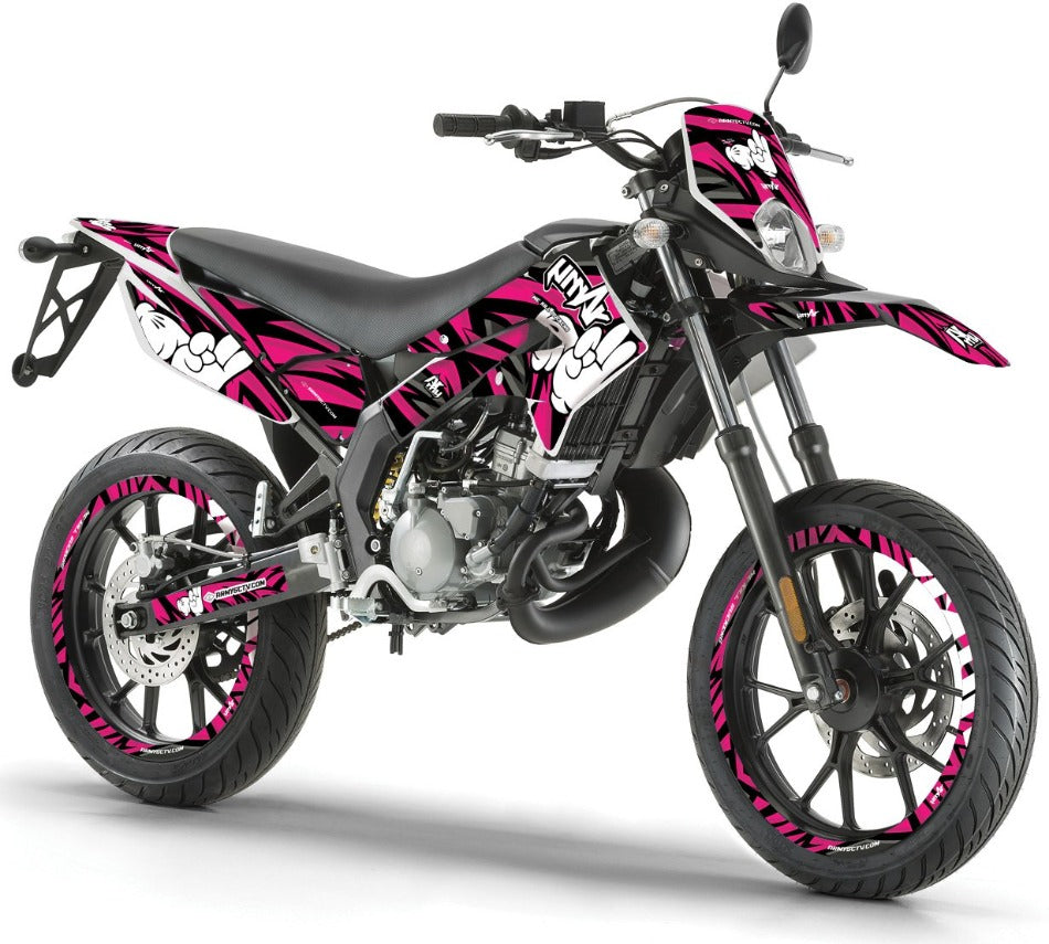 Derbi Senda Xtreme 50cc 2011-2017 Army Finger Graphics Kit | motorcycle stickers | 50cc customization | armysctv