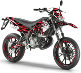 Kit déco Derbi Senda xtreme 50cc 2011-2017 Army Finger | autocollants moto | personnalisation 50cc | armysctv