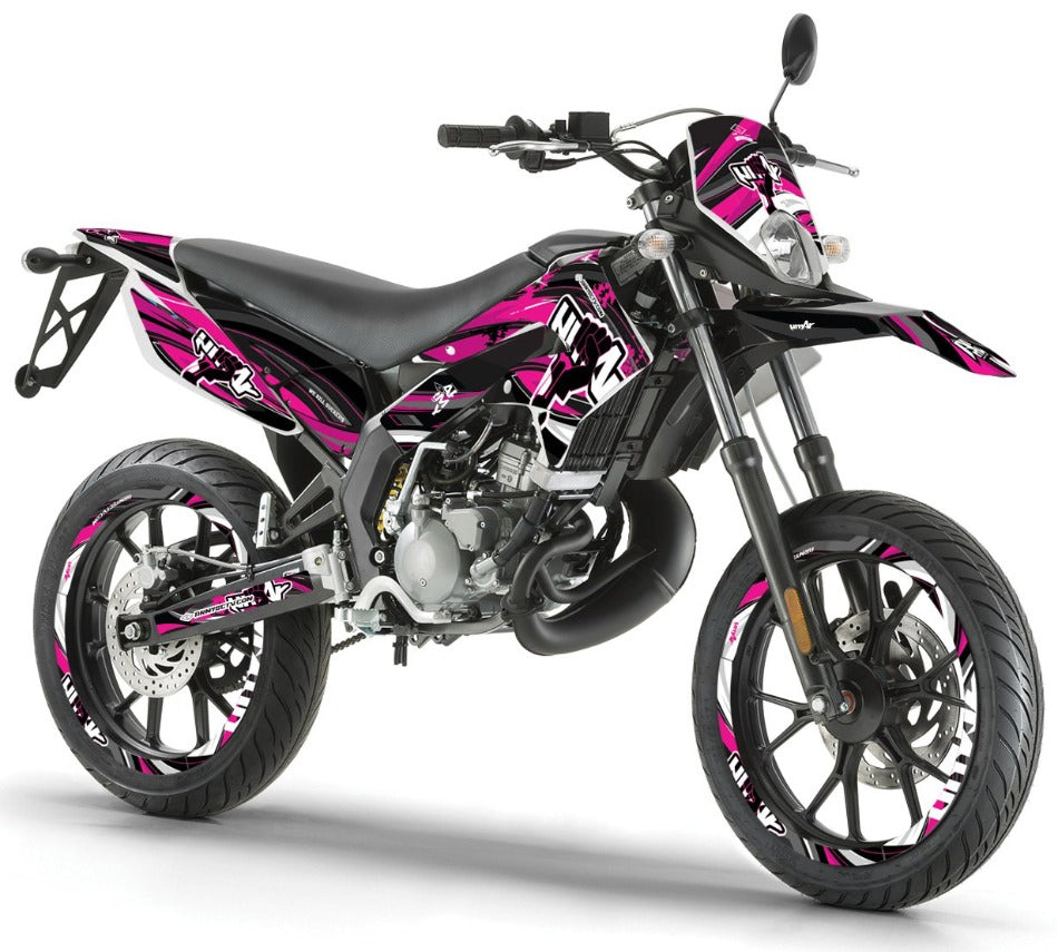 Dekor kit Derbi Senda xtreme 50cc 2011-2017 Armee Freiheit | Motorradaufkleber | Personalisierung 50cc | armysctv