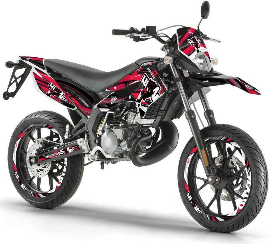 Dekor kit Derbi Senda xtreme 50cc 2011-2017 Armee Freiheit | Motorradaufkleber | Personalisierung 50cc | armysctv